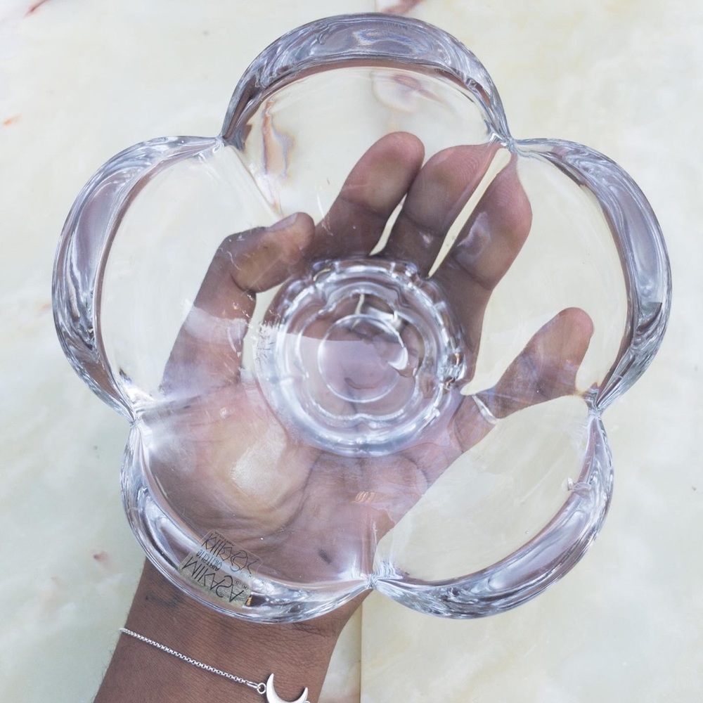 Vintage Flower Mikasa Glass bowl